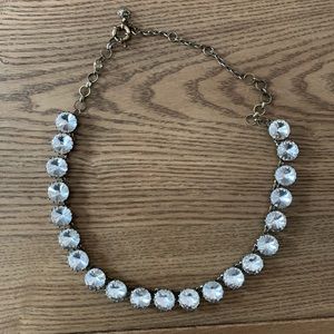 J Crew rhinestone statement necklace